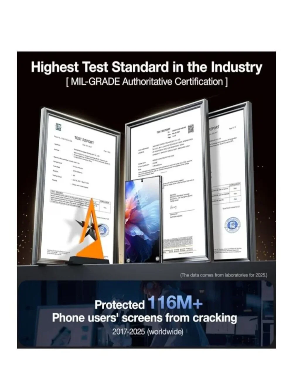 UltraGlass Screen Protector Samsung Galaxy S24 Ultra 9H Tempered Glass 2 Pack
